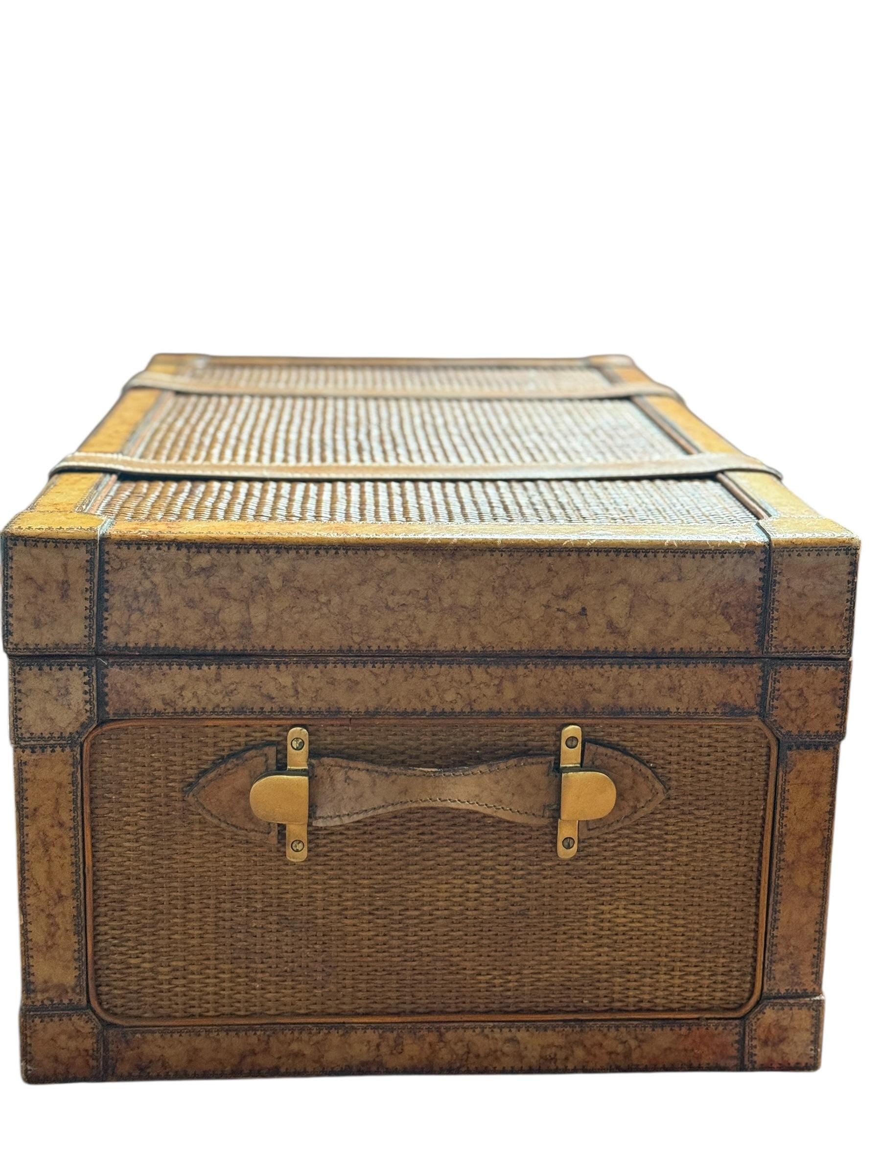 Maitland Smith — Rattan Trunk