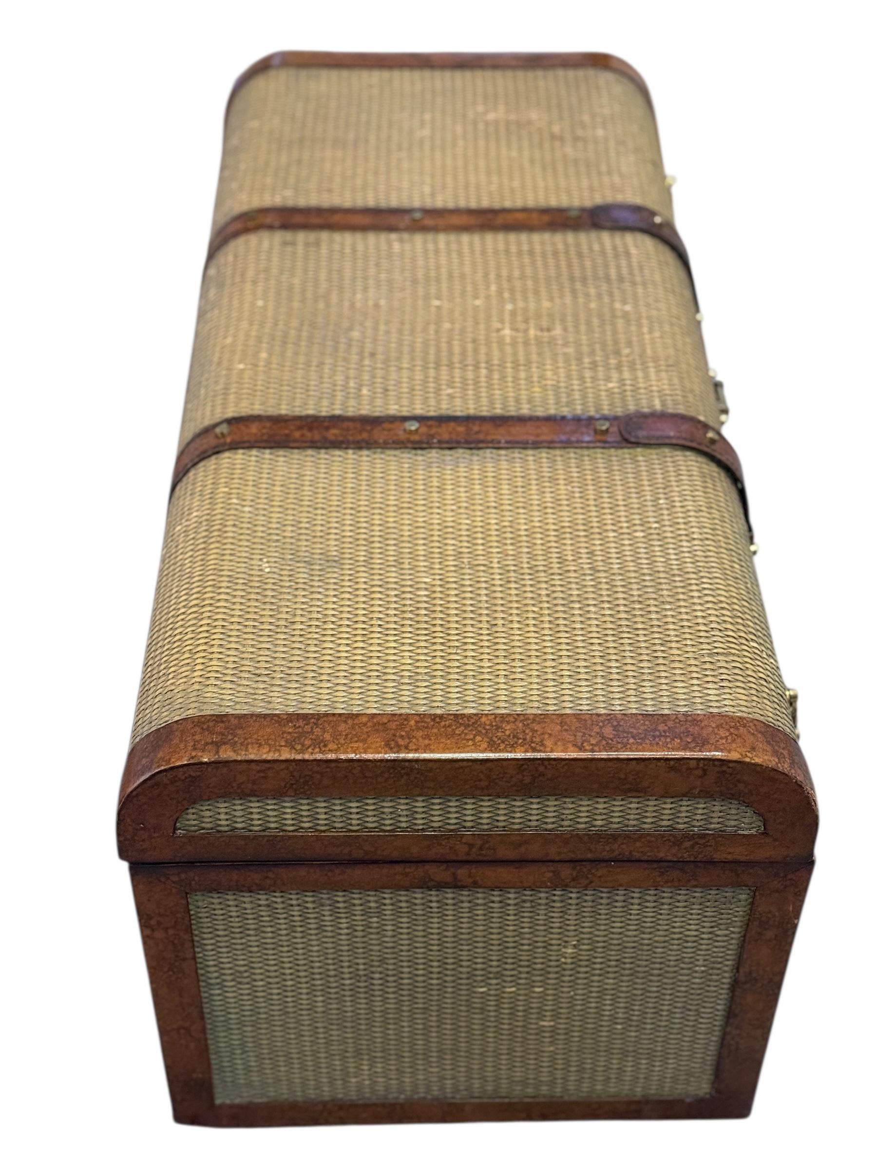 Maitland Smith — Rattan Trunk