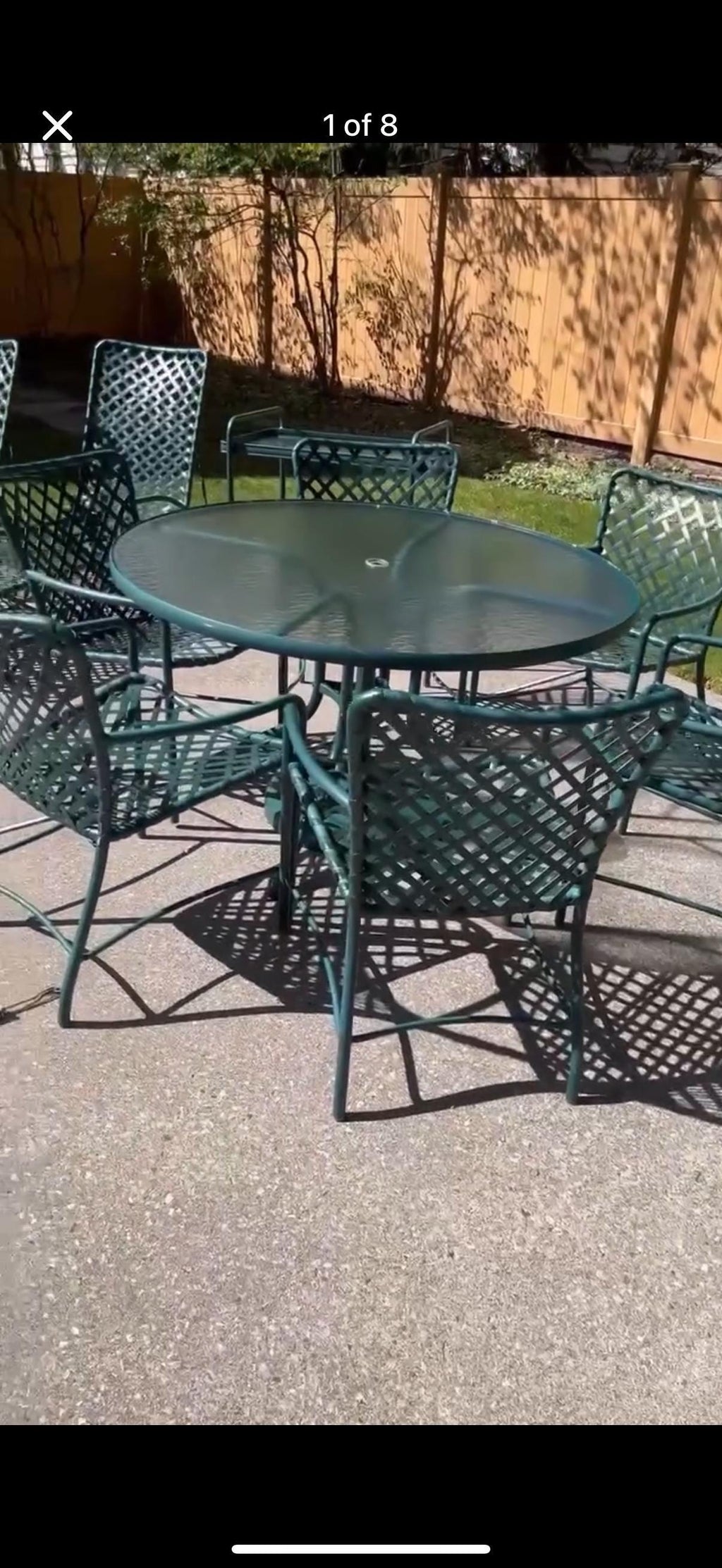 Brown Jordan Tamiami — Dining Set, 6 Person