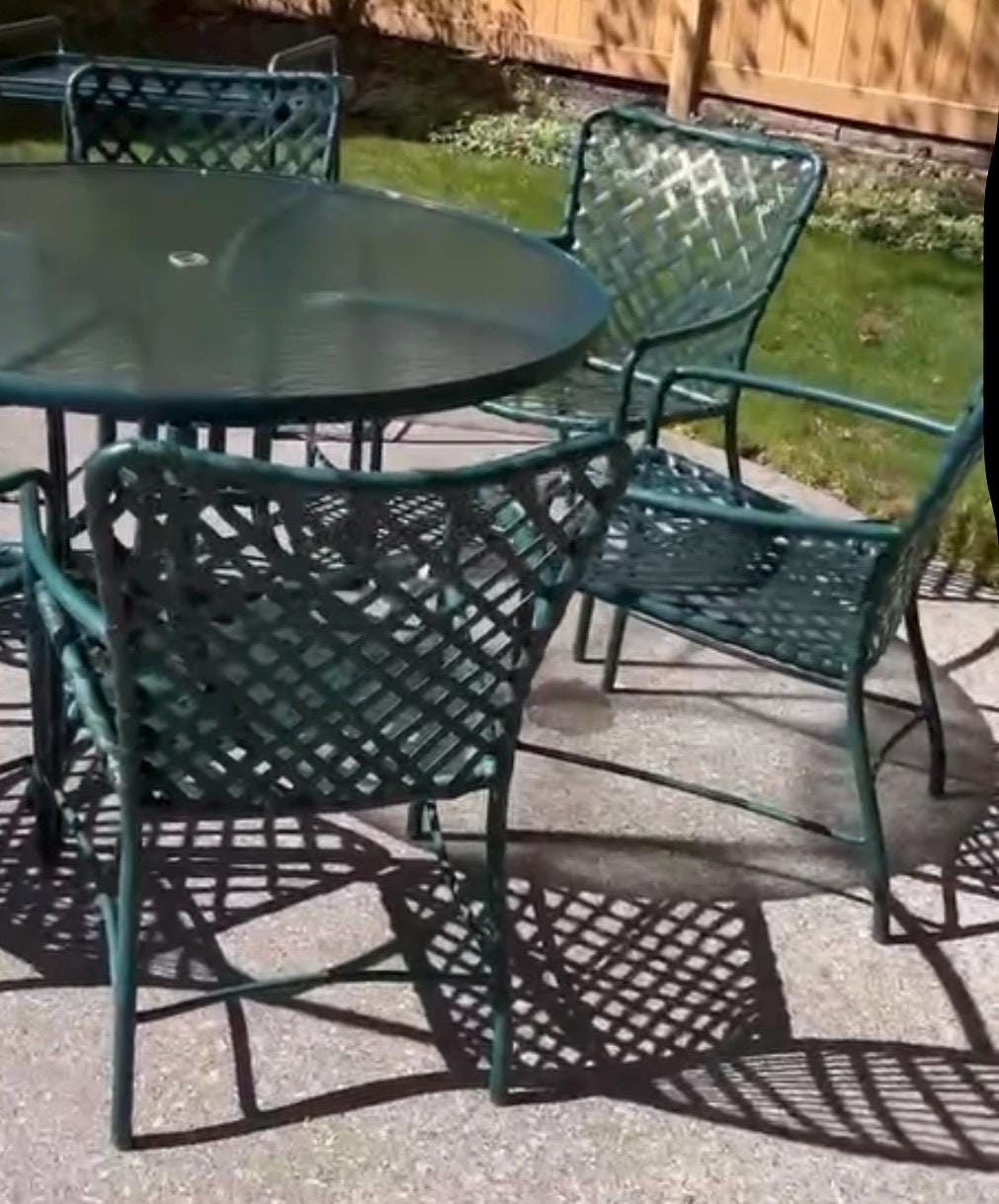 Brown Jordan Tamiami — Dining Set, 6 Person