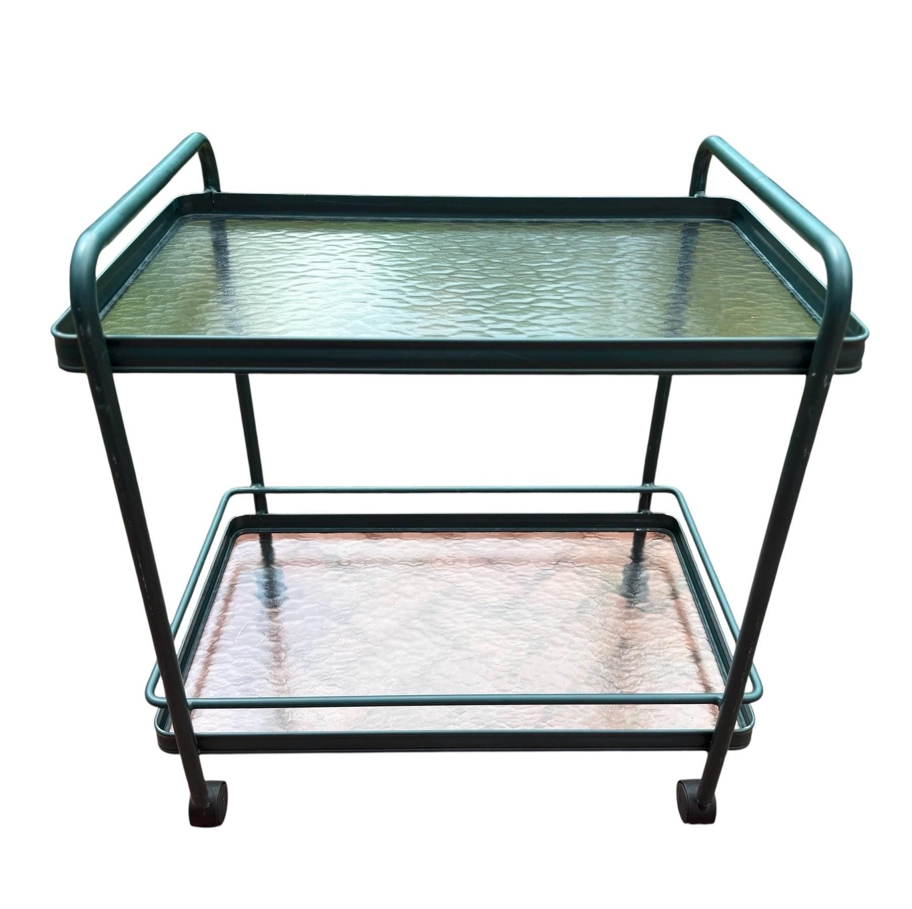 Brown Jordan Tamiami Green Barcart Brown Jordan Tamiami Green Patio Furniture Midcentury Modern Barcart Green Brown Jordan