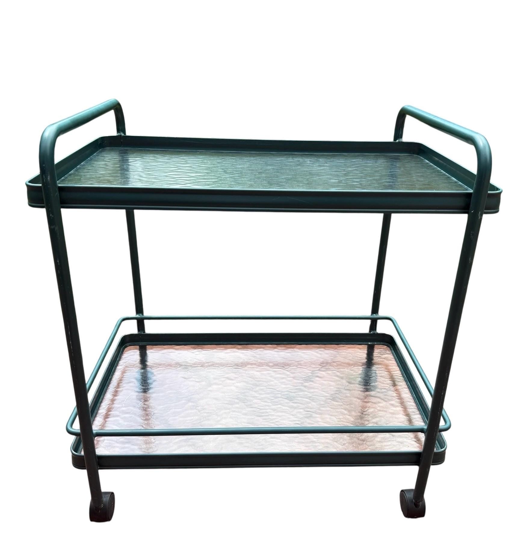 Brown Jordan Tamiami Green Barcart Brown Jordan Tamiami Green Patio Furniture Midcentury Modern Barcart Green Brown Jordan