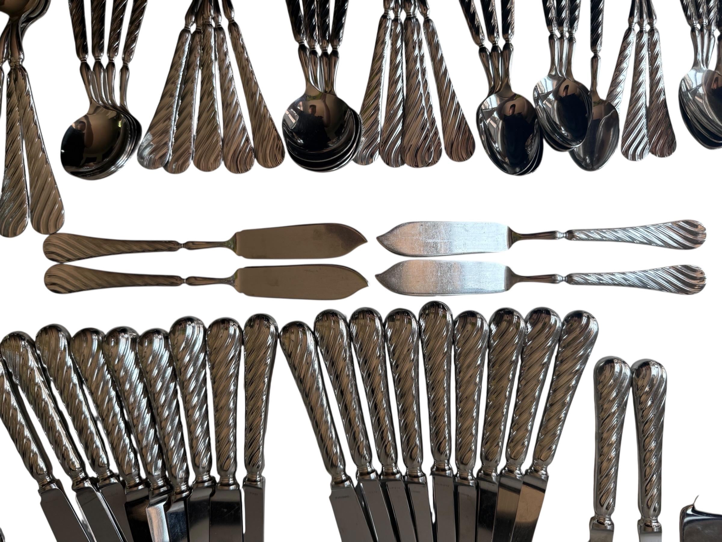 Christofle — Capricorne Flatware Set, 122 Piece