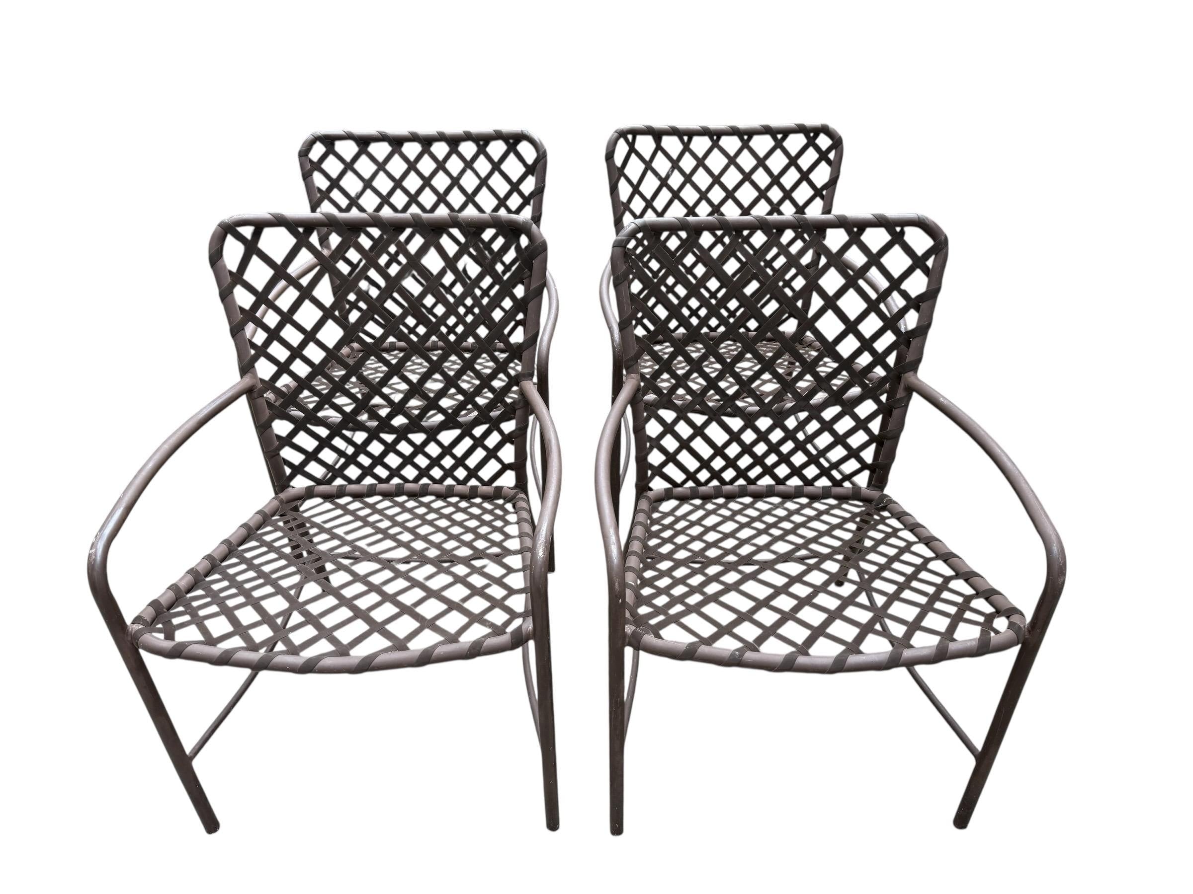 Brown Jordan Tamiami — Dining Chairs, Set of 4