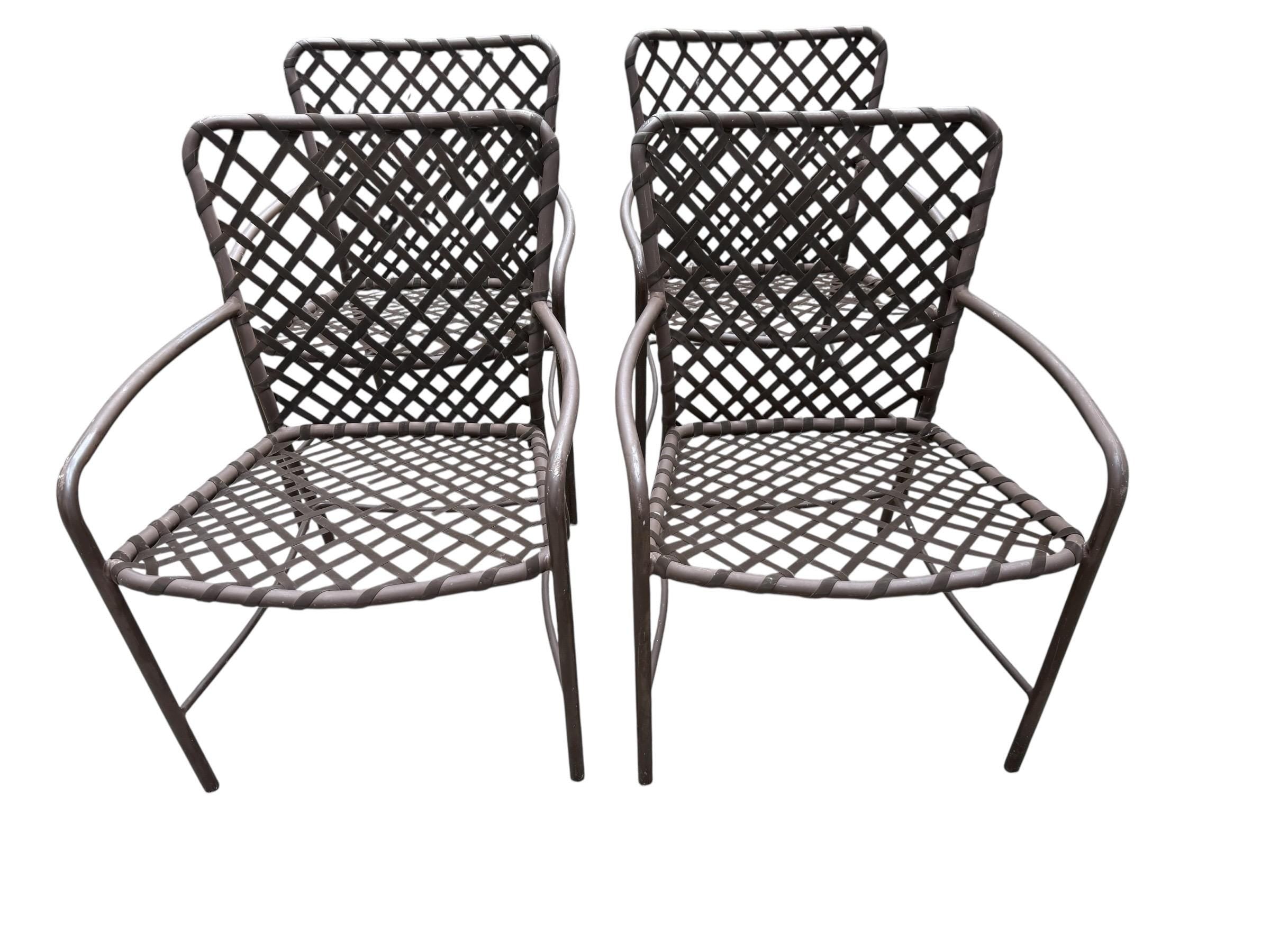 Brown Jordan Tamiami — Dining Chairs, Set of 4