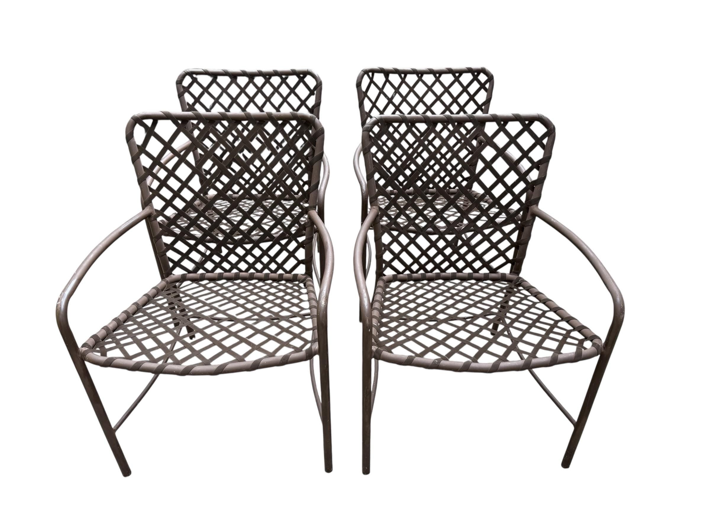 Brown Jordan Tamiami — Dining Chairs, Set of 4
