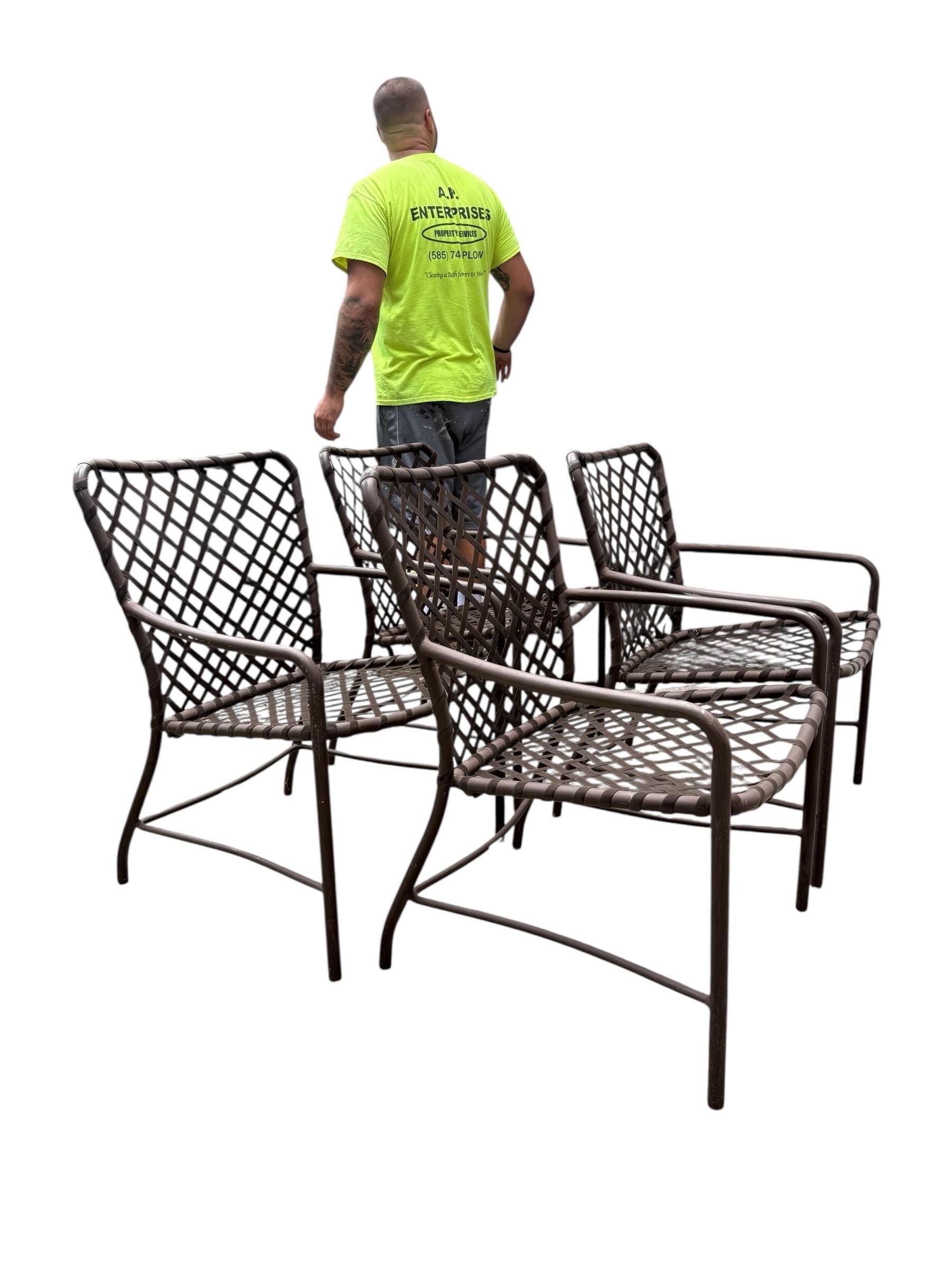 Brown Jordan Tamiami — Dining Chairs, Set of 4