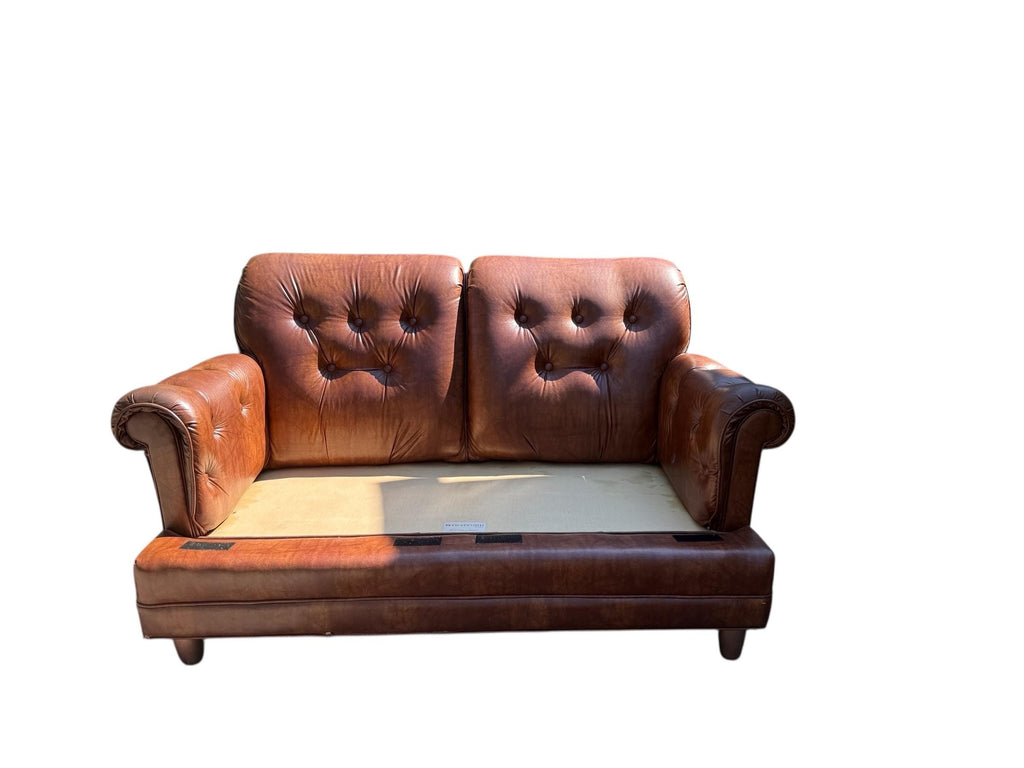 Leather Sofa — Ralph Lauren Style
