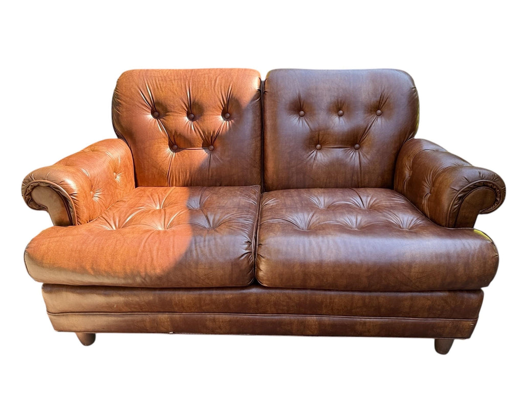 Leather Sofa — Ralph Lauren Style