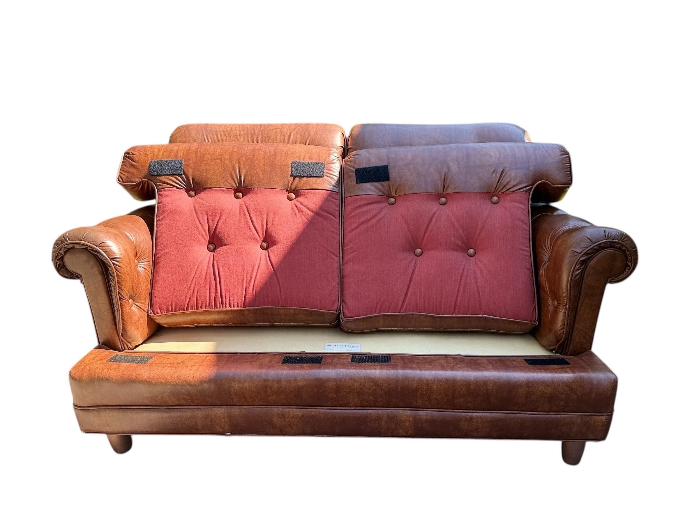 Leather Sofa — Ralph Lauren Style