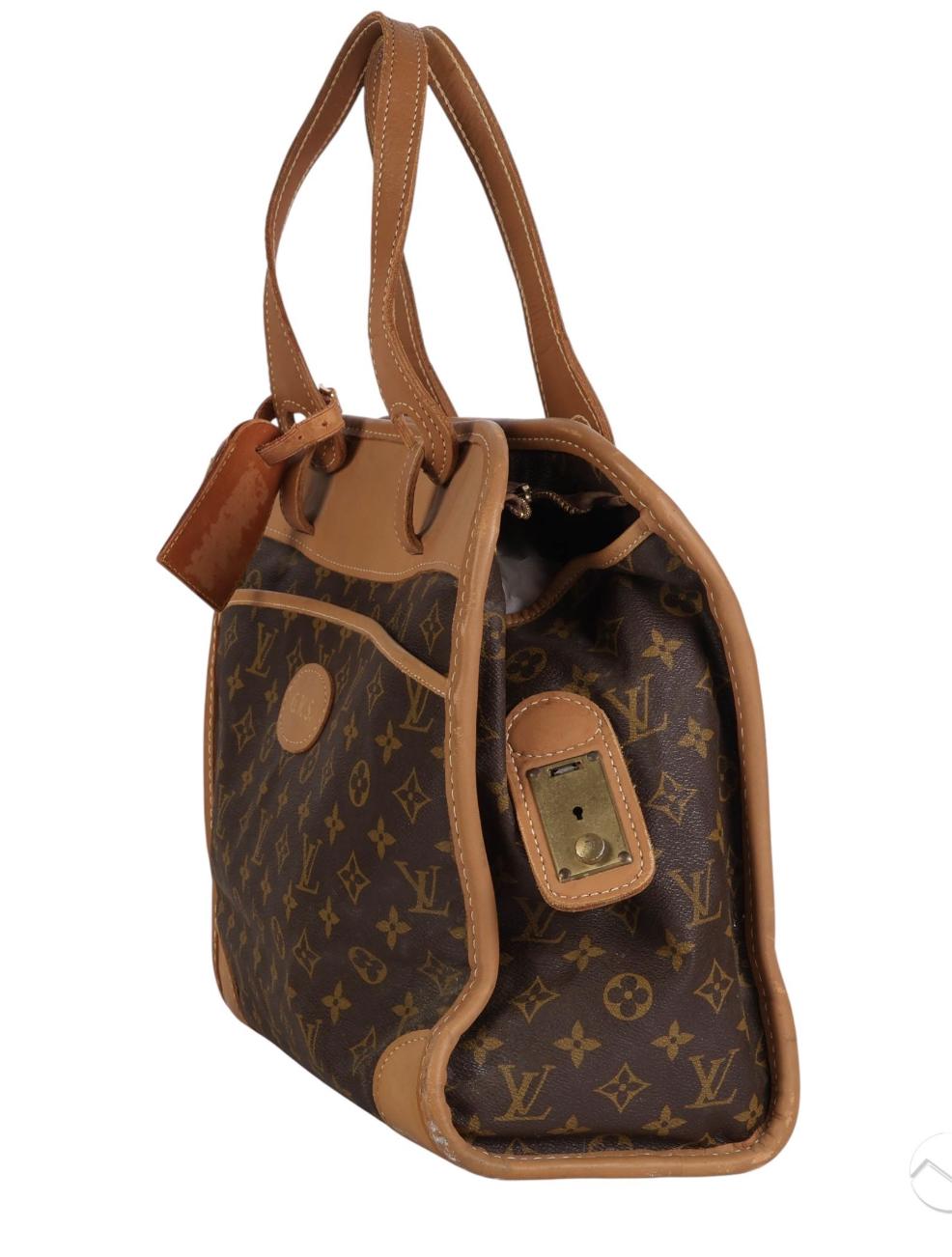 Vintage Louis Vuitton x French Luggage Co. Travel Bag Diaper Bag Weekender Weekend Bag Overnight Iconic Designer Handbag Purse LV Vintage