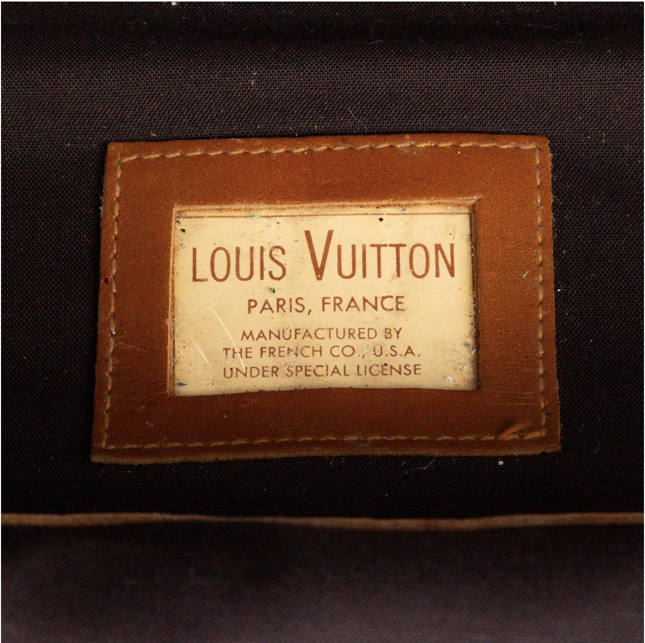 Vintage Louis Vuitton Pullman Suitcase Louis Vuitton Folding Suitcase Louis Vuitton Monogram Suitcase Louis Vuitton x The French Company