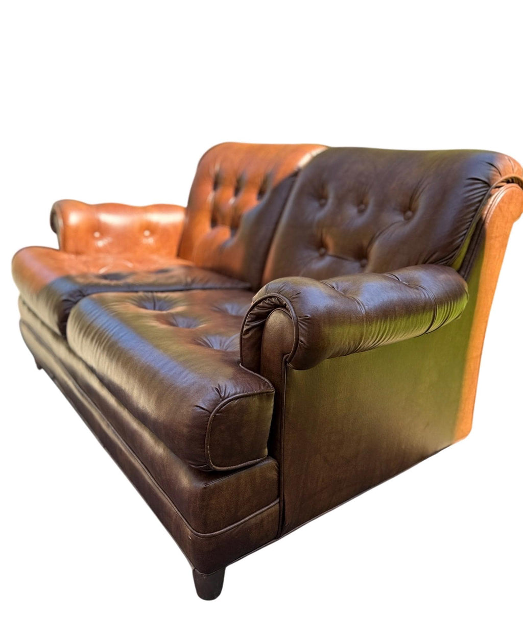 Leather Sofa — Ralph Lauren Style