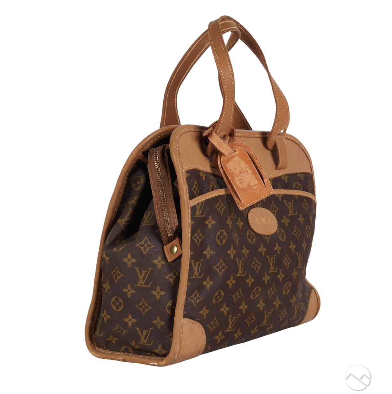 Vintage Louis Vuitton x French Luggage Co. Travel Bag Diaper Bag Weekender Weekend Bag Overnight Iconic Designer Handbag Purse LV Vintage