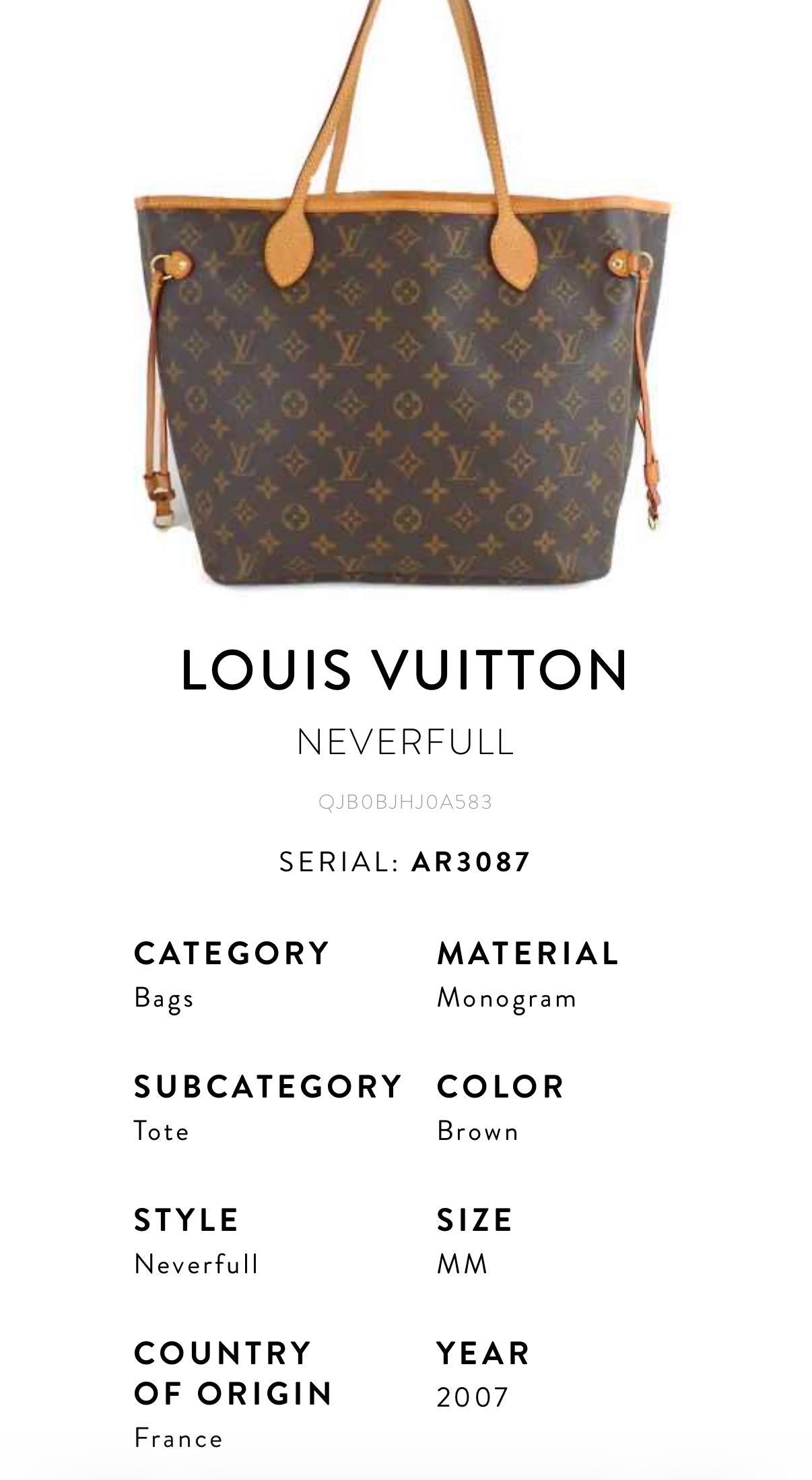 Louis Vuitton — Neverfull MM Tote