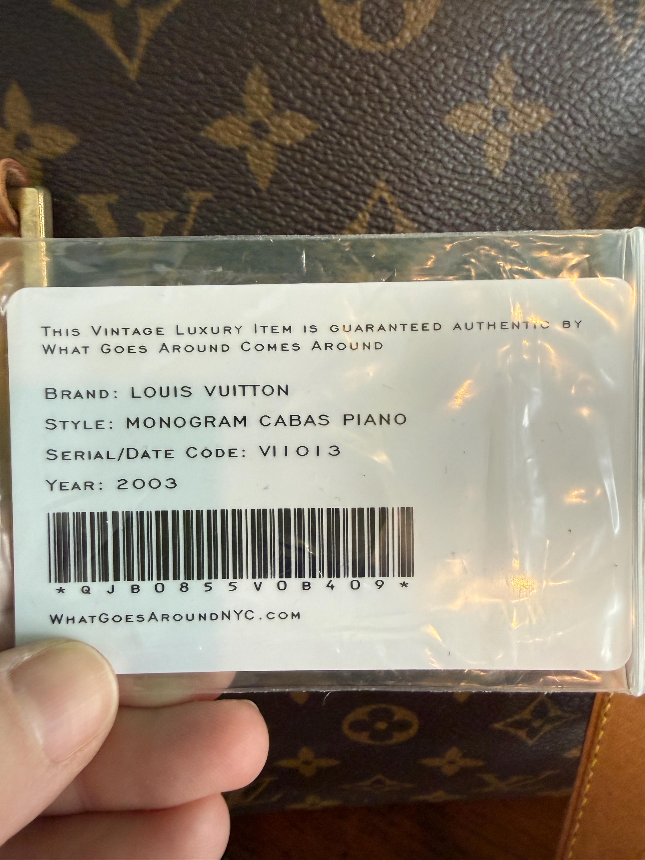 Louis Vuitton — Cabas Piano Tote