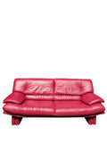 Nicoletti Salotti Style Red Leather Sofa Postmodern Red Leather Sofa 2 Seater Sofa