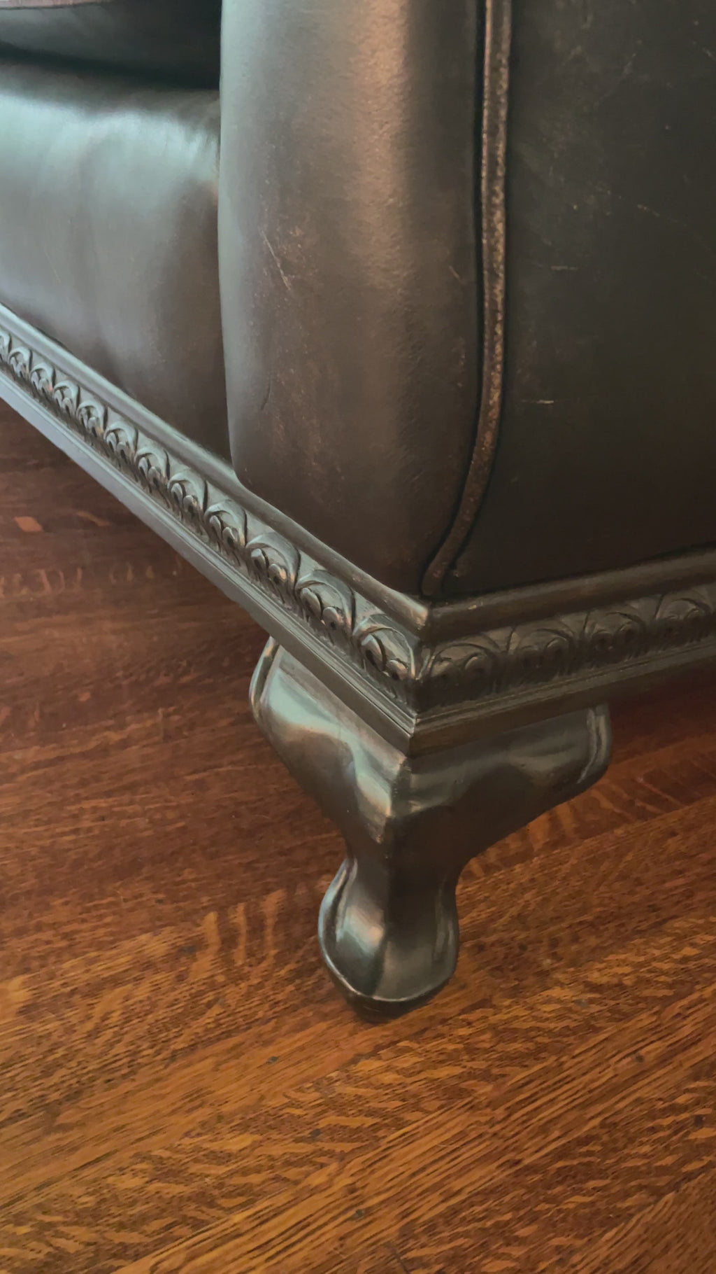 Bernhardt — Leather Sofa, Deep Seat