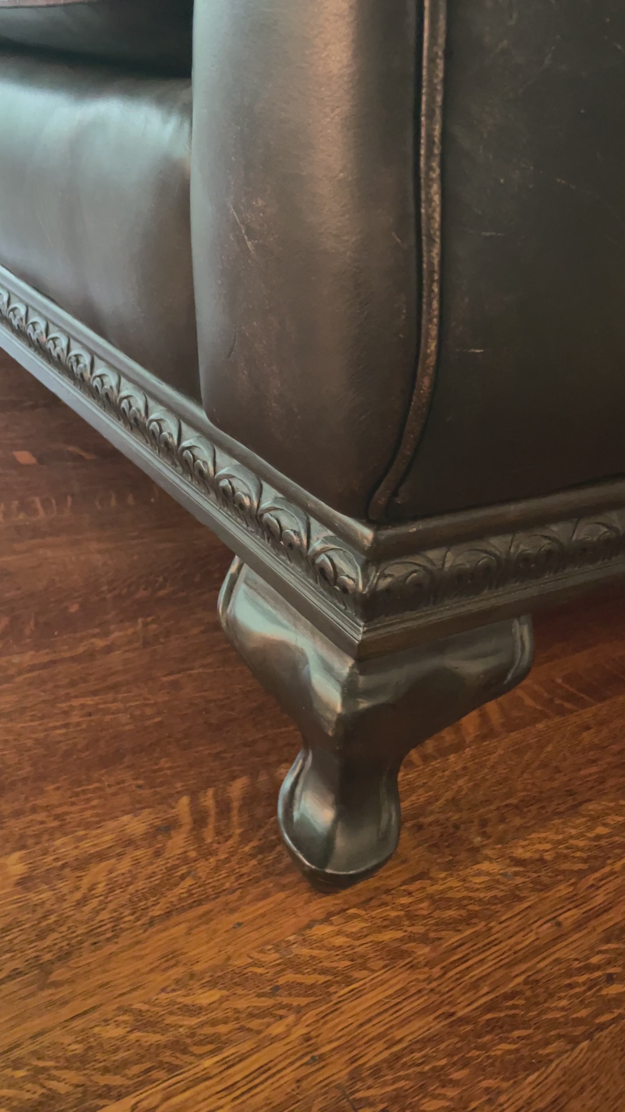 Bernhardt — Leather Sofa, Deep Seat